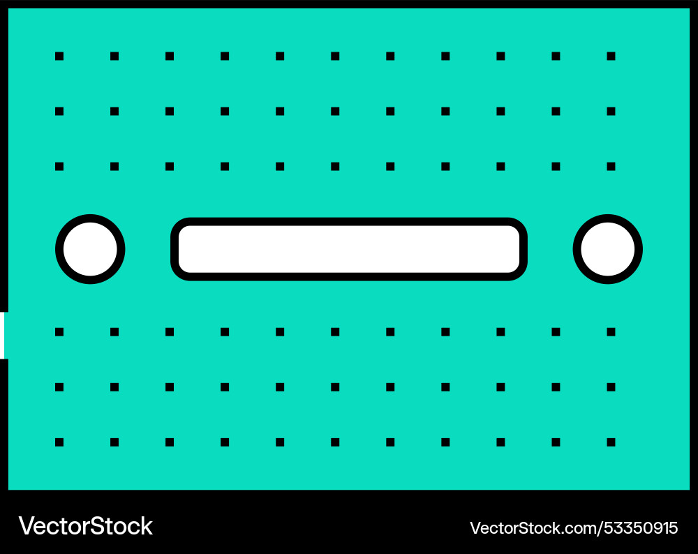 Breadboard prototyping electronics icon color Breadboard prototyping electronics icon color vector image