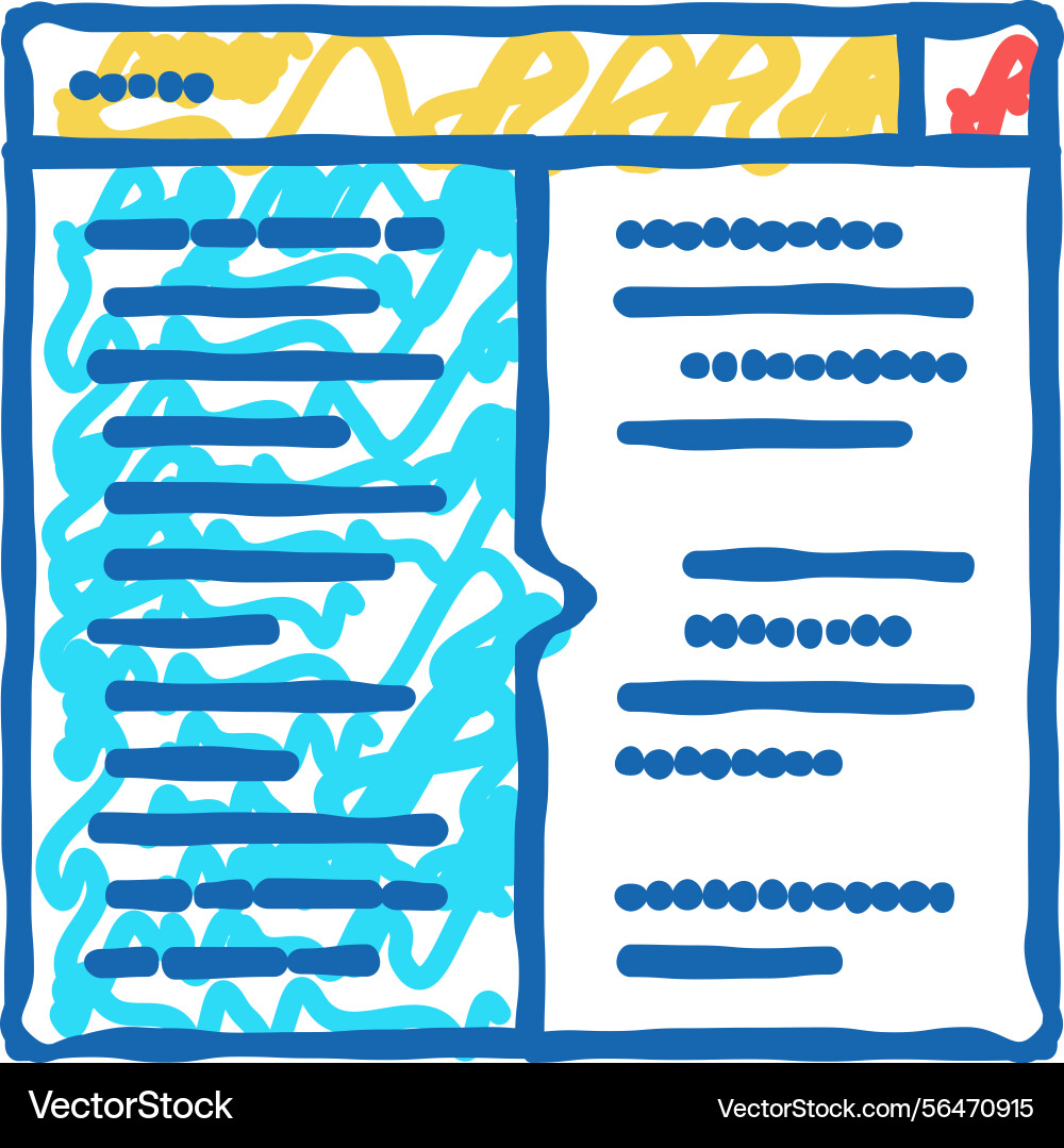 Code testing icon doodle vector image