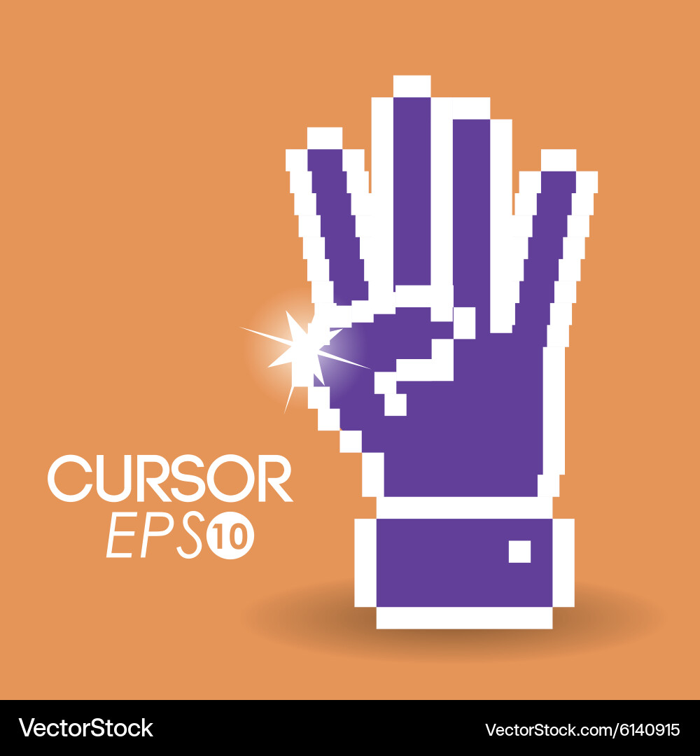 Cursor design vector image