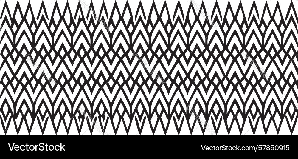 Geometric zigzag wave pattern abstract textured vector image