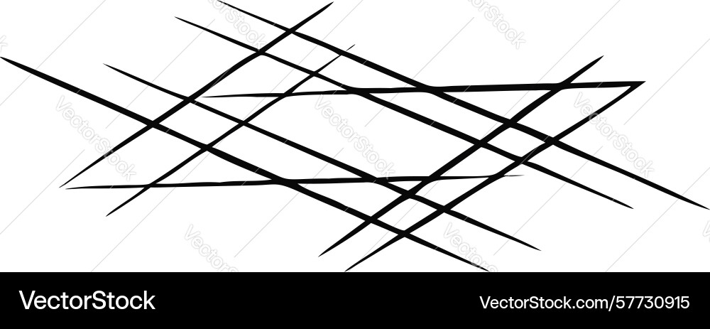 Grunge scratch marks abstract line texture Vector Image