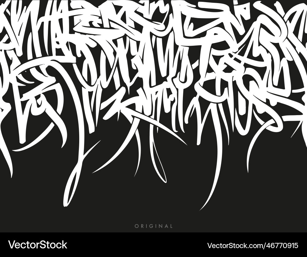Grunge Text Seamless Pattern vector image