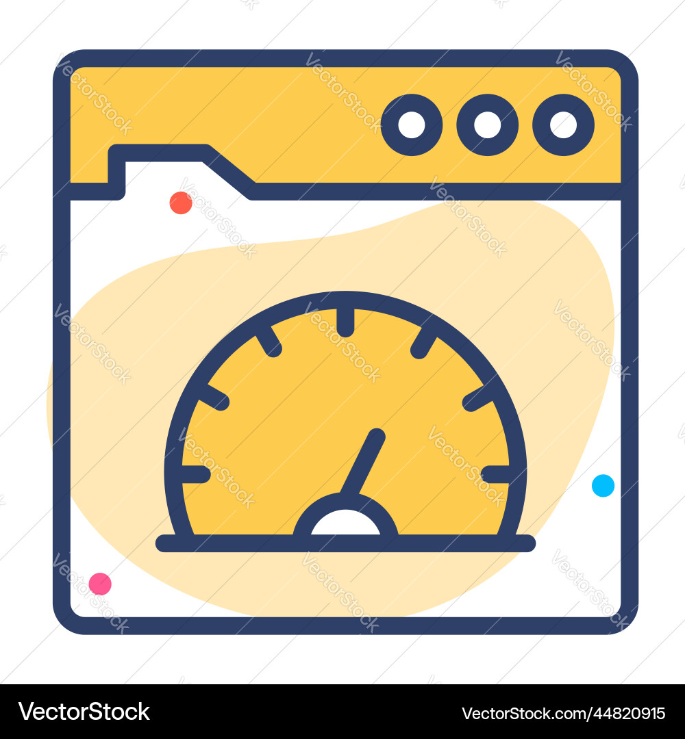 Performance icon user interface as a simple sign vector image