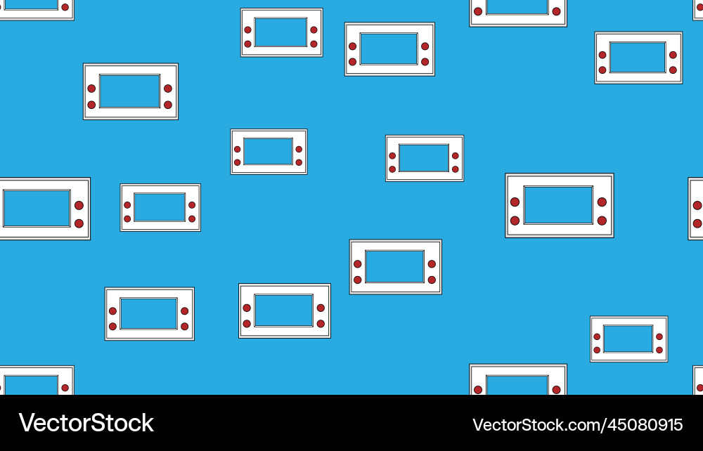 Seamless pattern endless with handheld game Seamless pattern endless with handheld game vector image