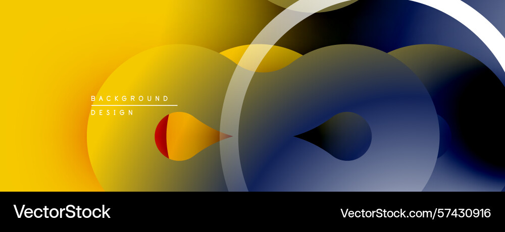 Abstract design features overlapping circles Abstract design features overlapping circles Vector Image