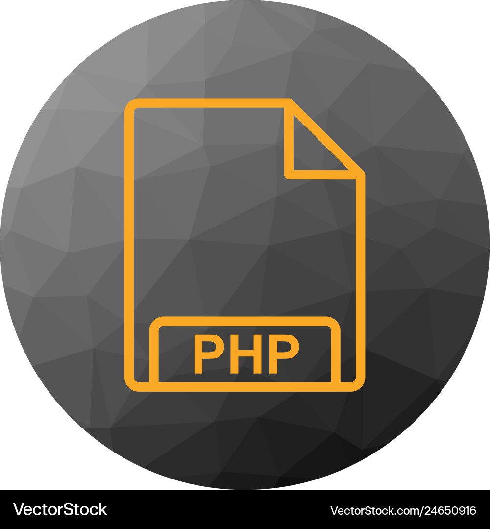 Php icon vector image