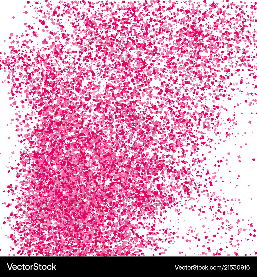 Scarlet Explosion von Konfetti isoliert auf weiß Scarlet Explosion von Konfetti isoliert auf weiß vektorbild