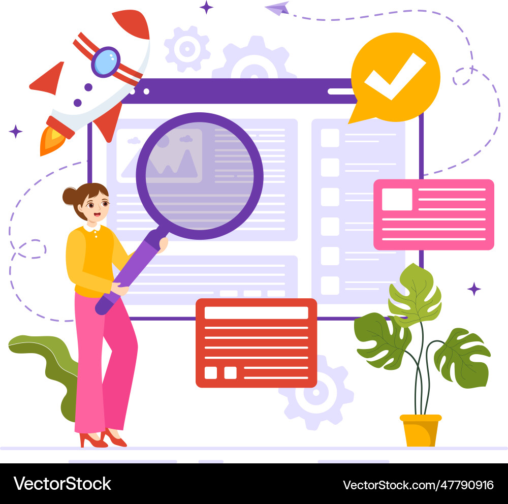 Softwaretests mit Anwendungstechnik Softwaretests mit Anwendungstechnik vektorbild