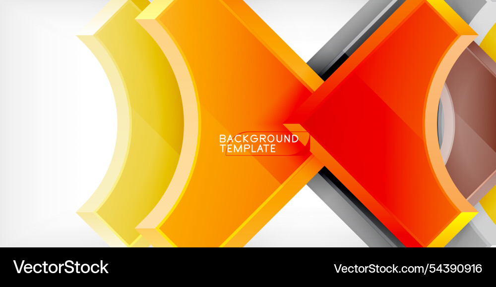 Square arrow shapes with round elements Square arrow shapes with round elements vector image