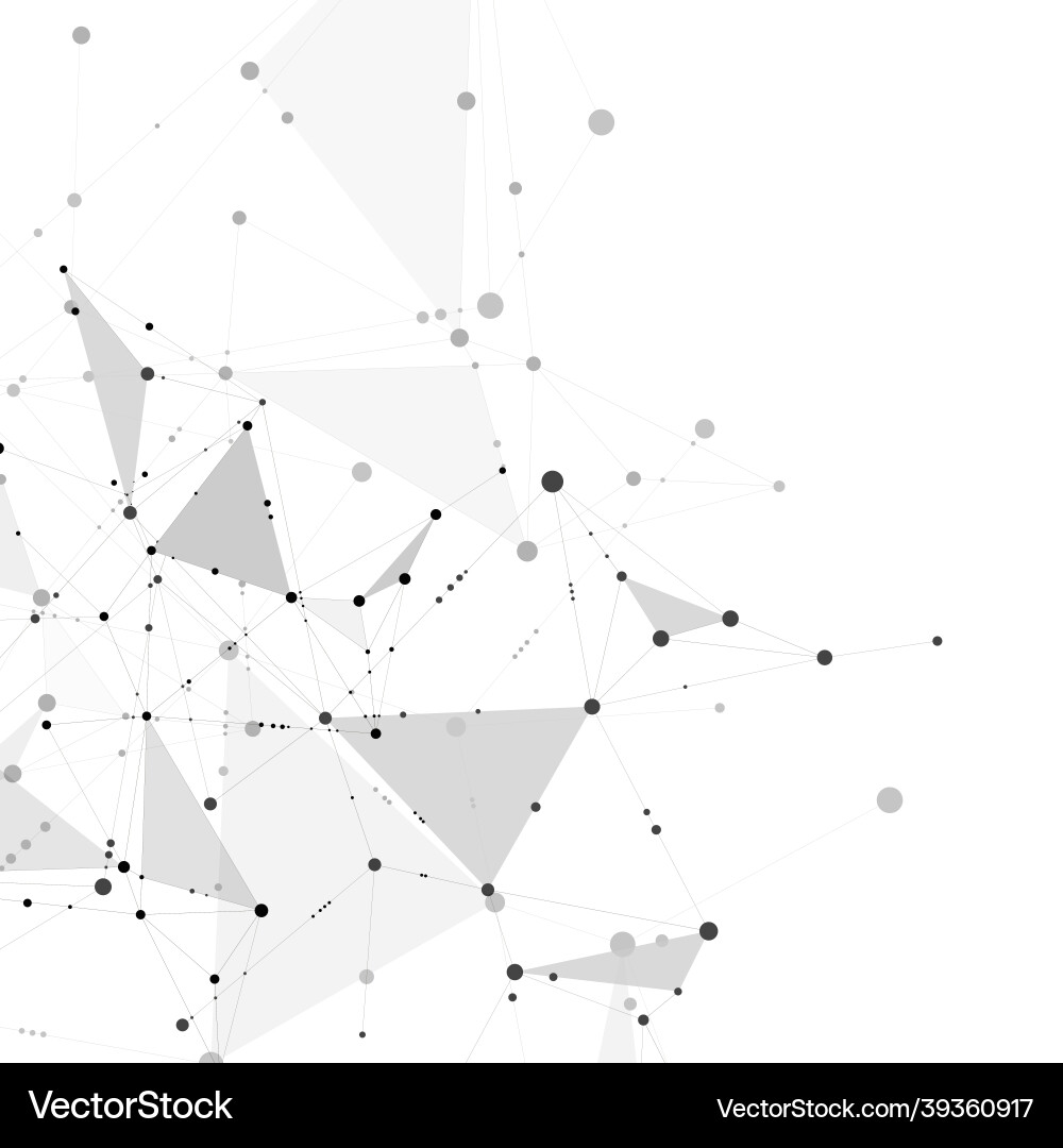 Abstract science network concept Abstract science network concept vector image