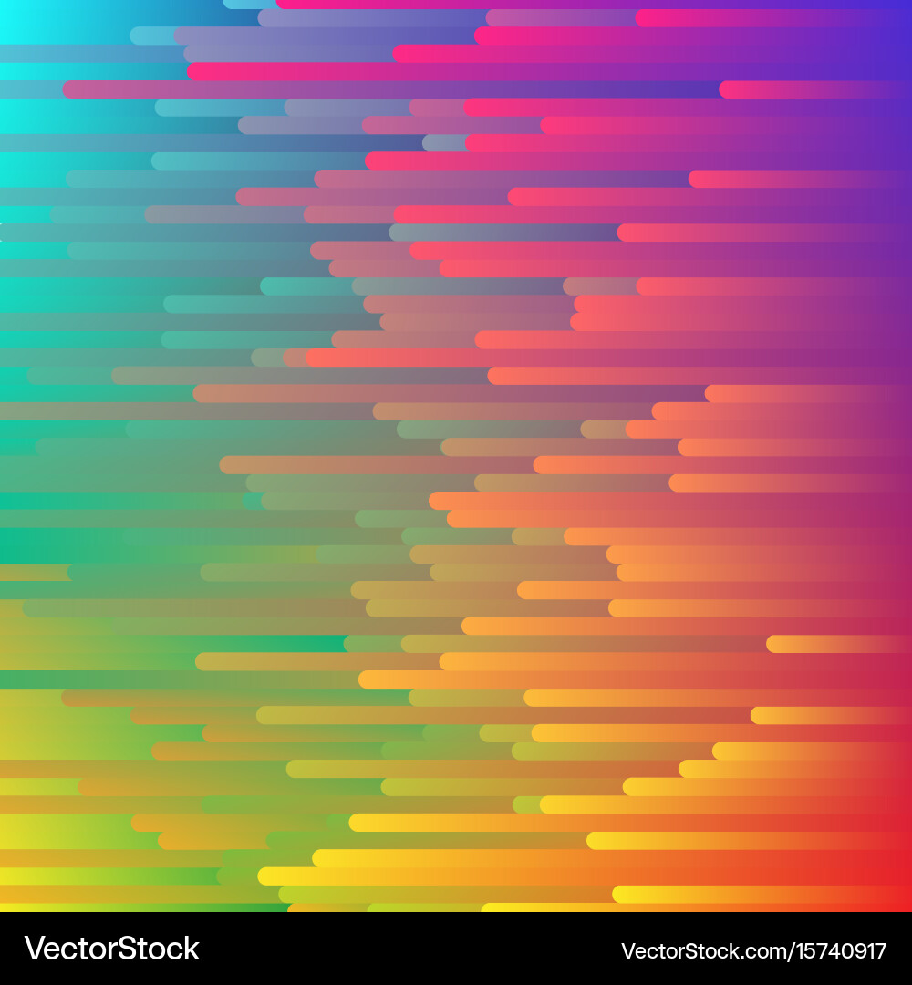 Color gradient abstract pattern vector image
