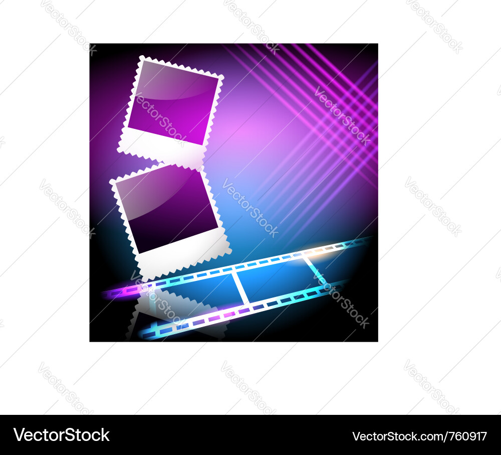 Dynamic Light & Page Layout Vector Image