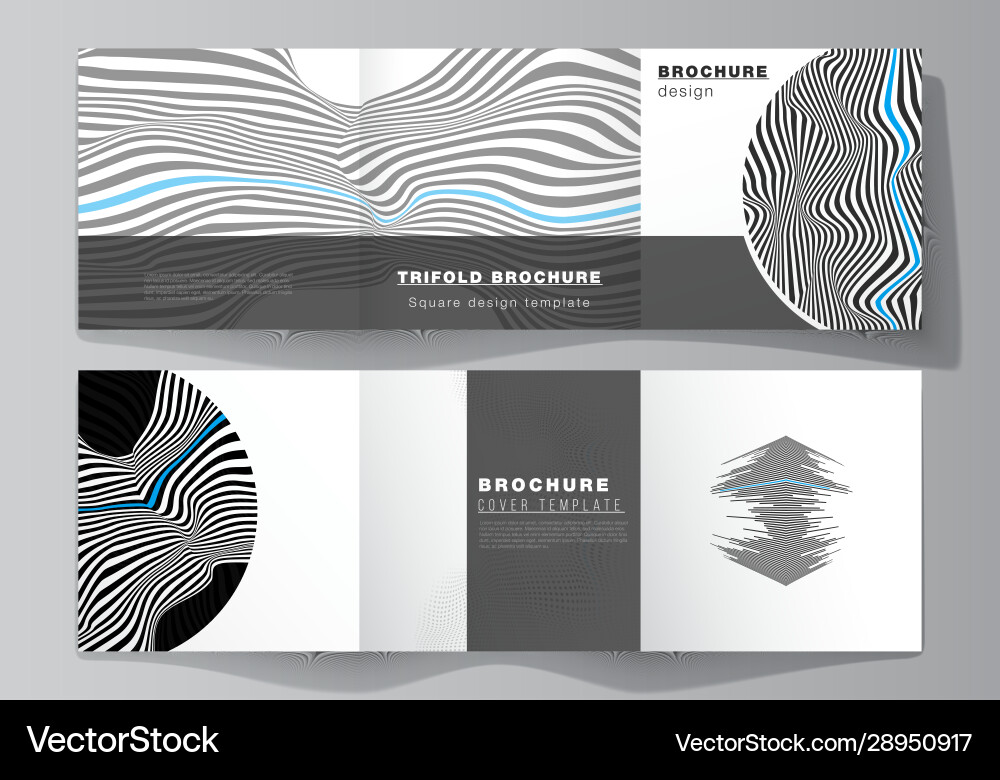 Minimal editable layout square Minimal editable layout square vector image