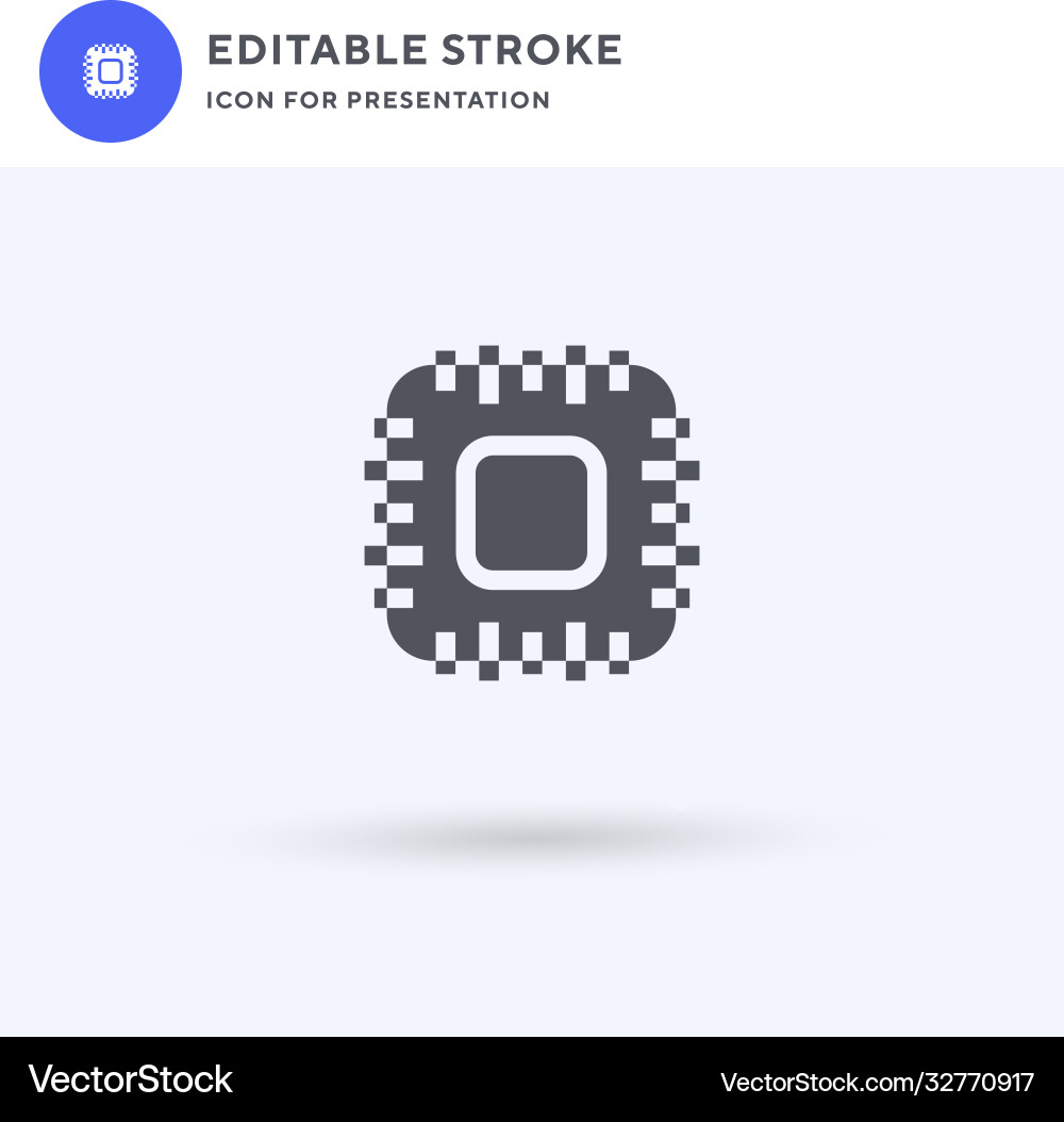 Patch icon filled flat sign solid Patch icon filled flat sign solid vector image
