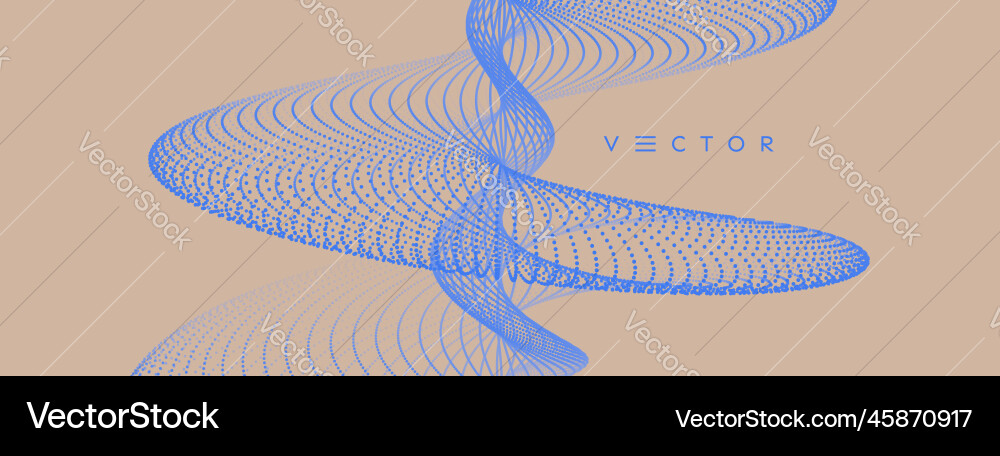 Sound waves big data visualization array Sound waves big data visualization array vector image