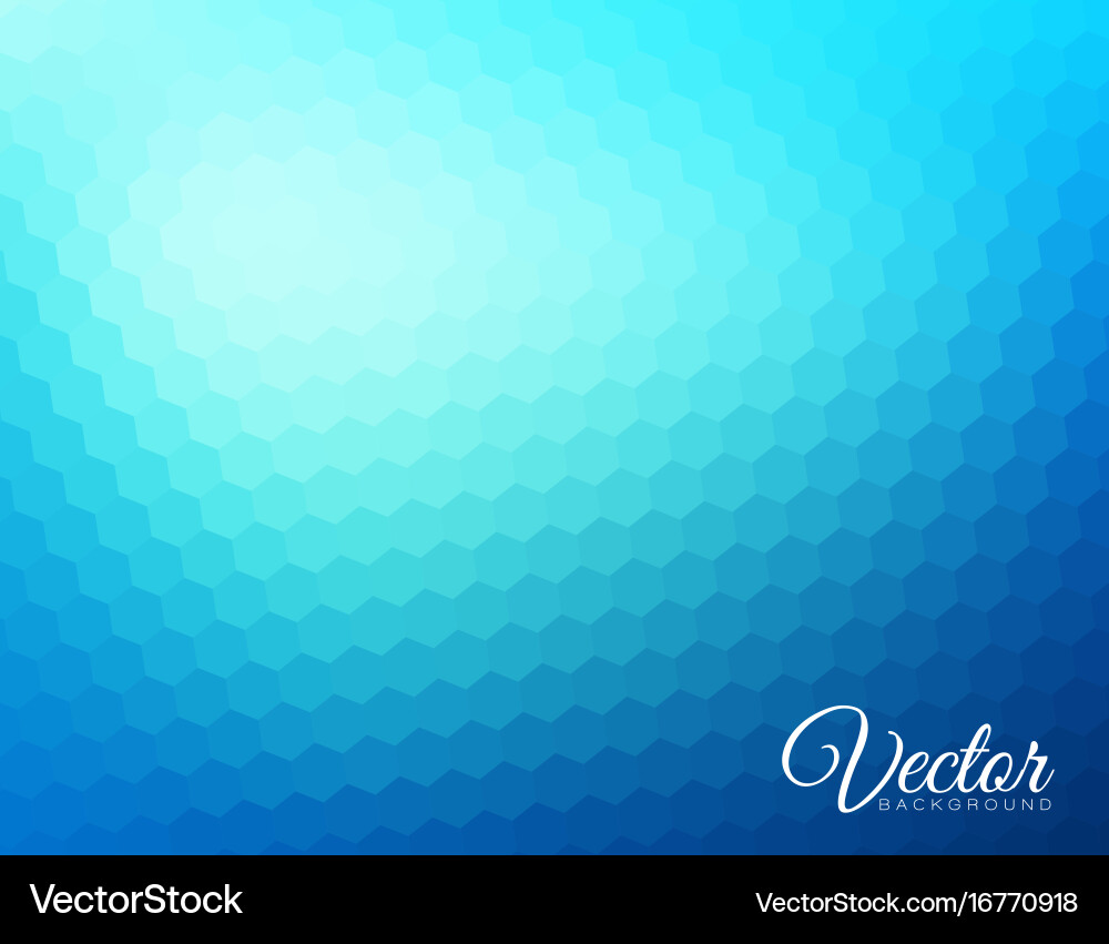 Abstract blurred hexagonal background vector image