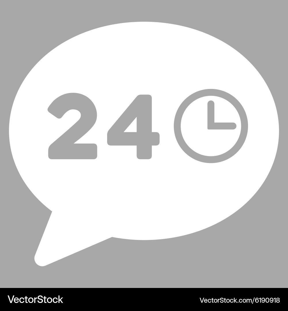 Message hours icon Vector Image