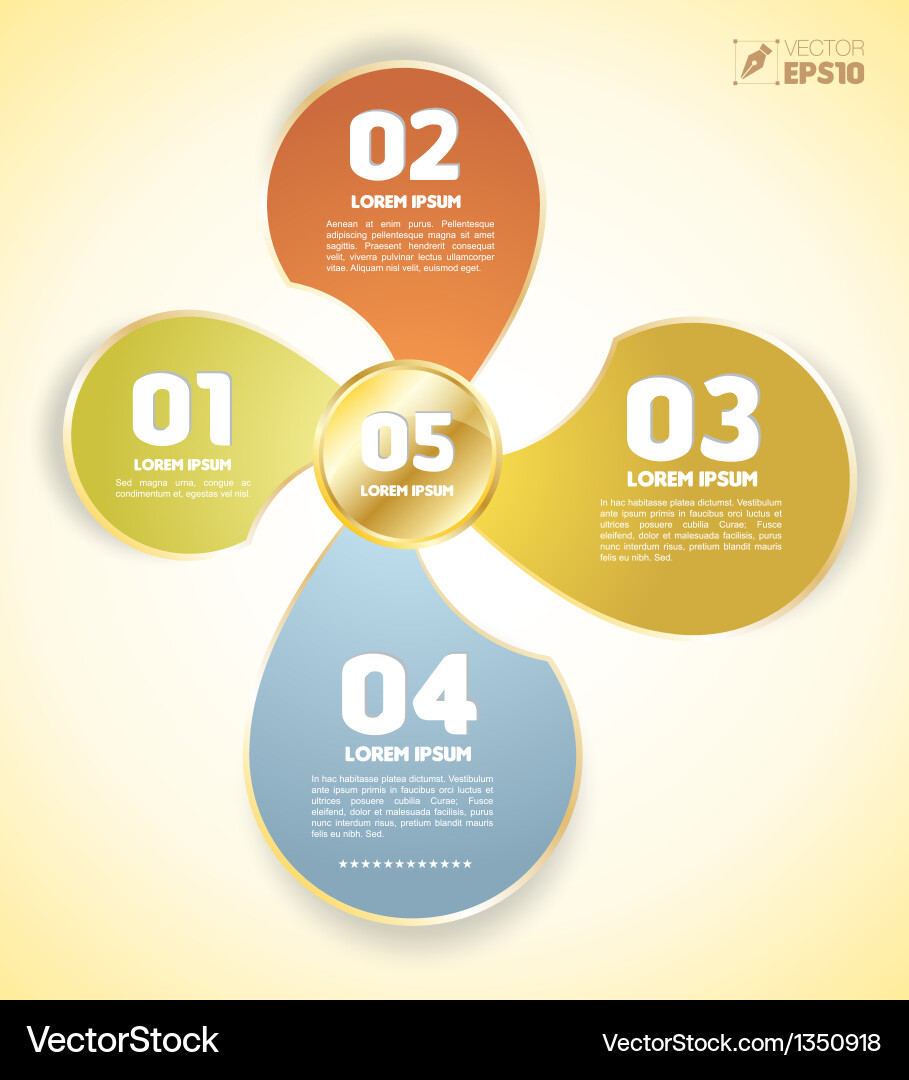 Propeller with icons vector image