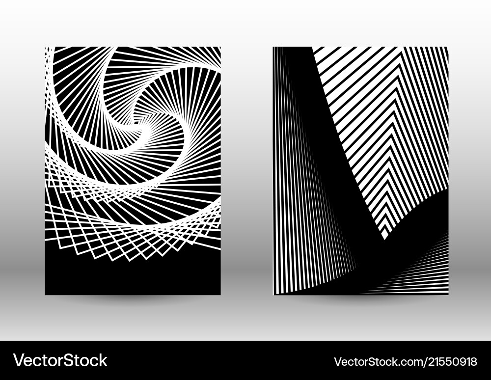 Psychedelic Distorted Lines vector image