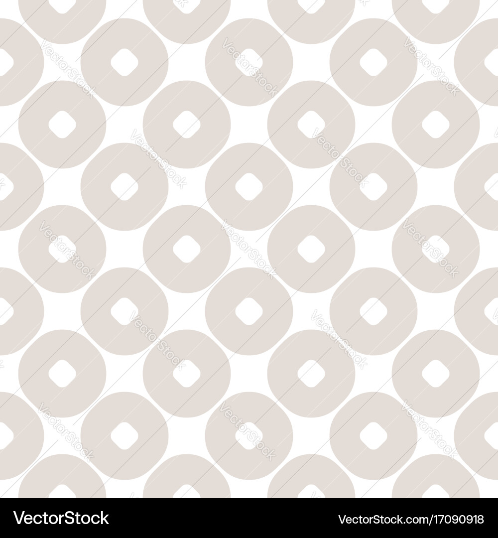Seamless pattern with circles abstract texture Vector Image