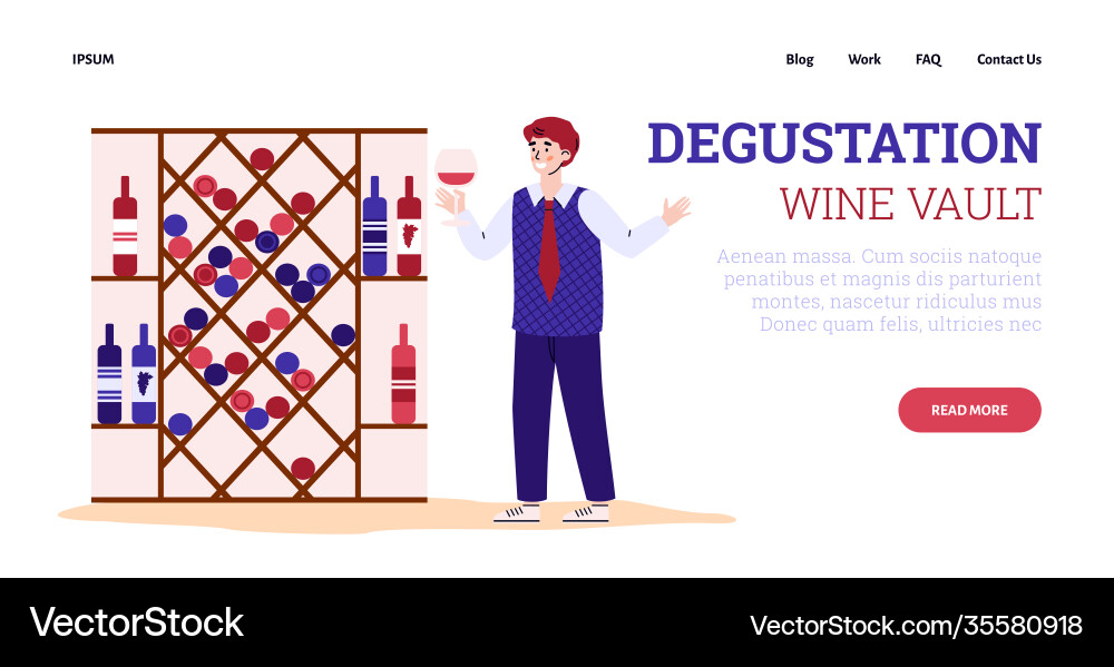 Sommelier winemaker is testing quality grape Sommelier winemaker is testing quality grape vector image