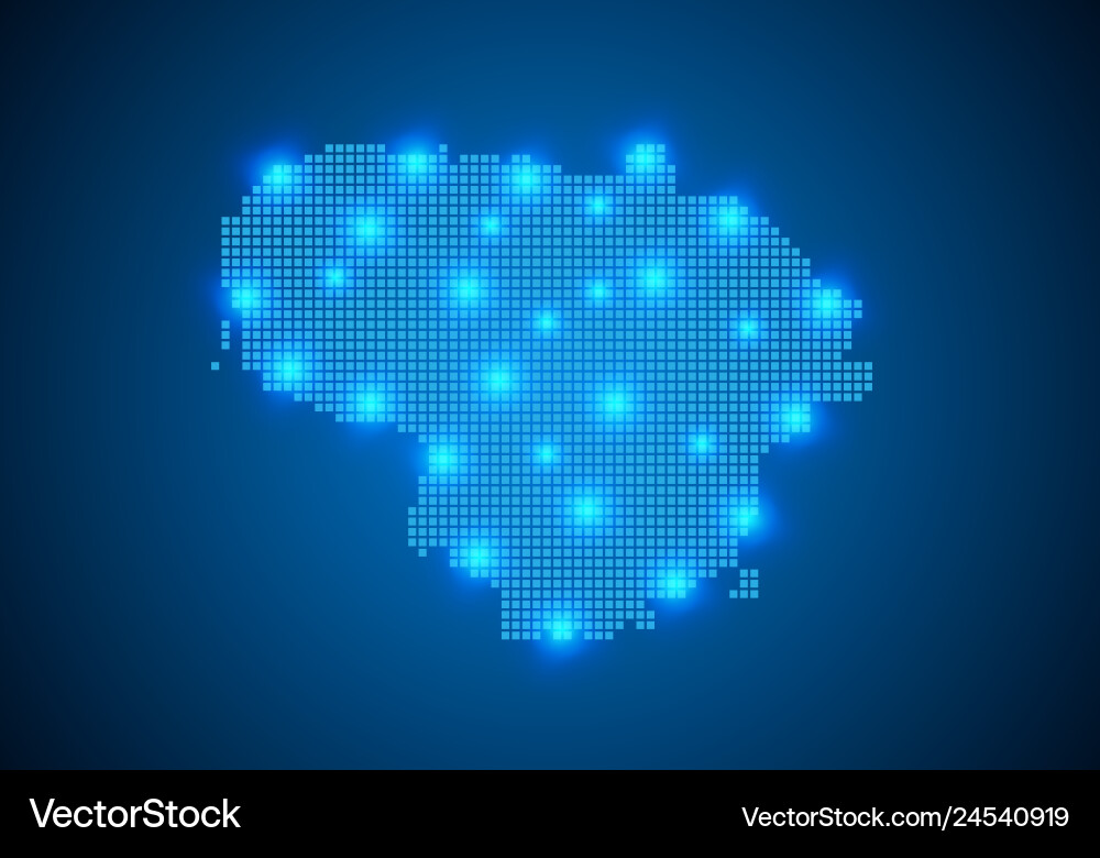 Abstract blue background with map internet line Abstract blue background with map internet line vector image