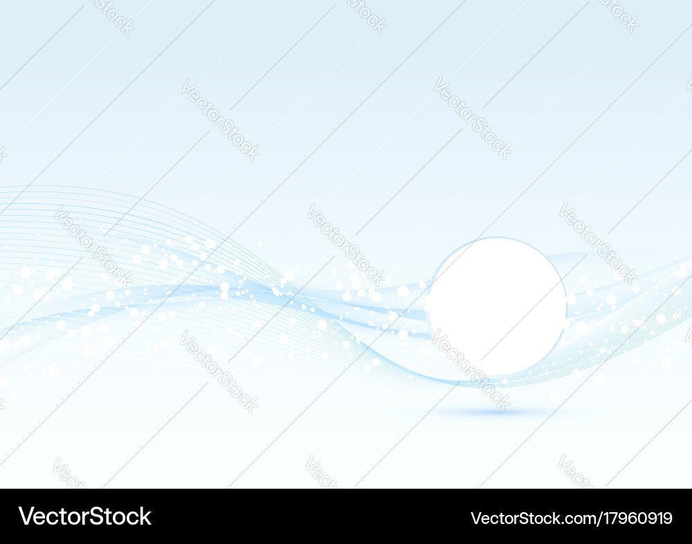 Abstract speed swoosh wave blue layout with text vector image