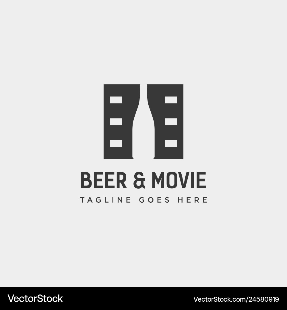 Bierglas Film Wein Kino einfach kreativ Bierglas Film Wein Kino einfach kreativ vektorbild