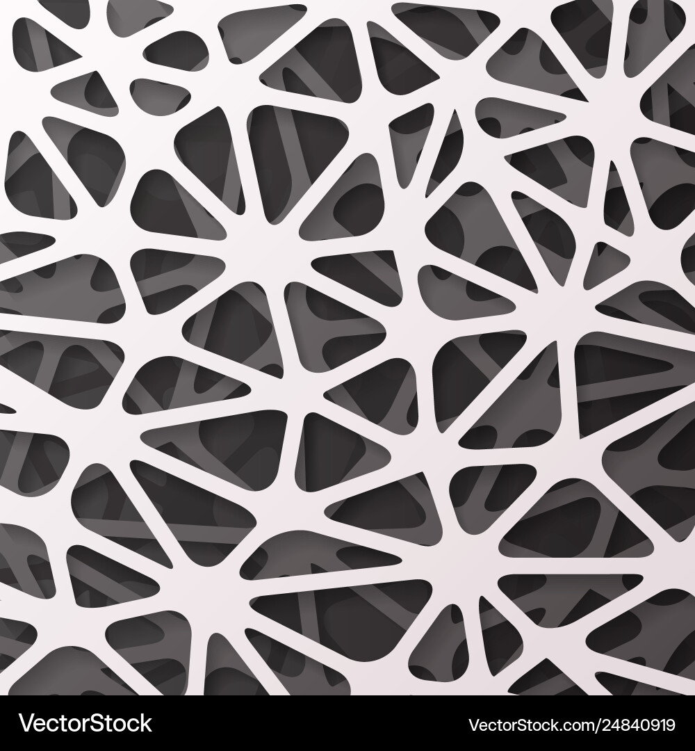 Geometric Paper Web Pattern vector image