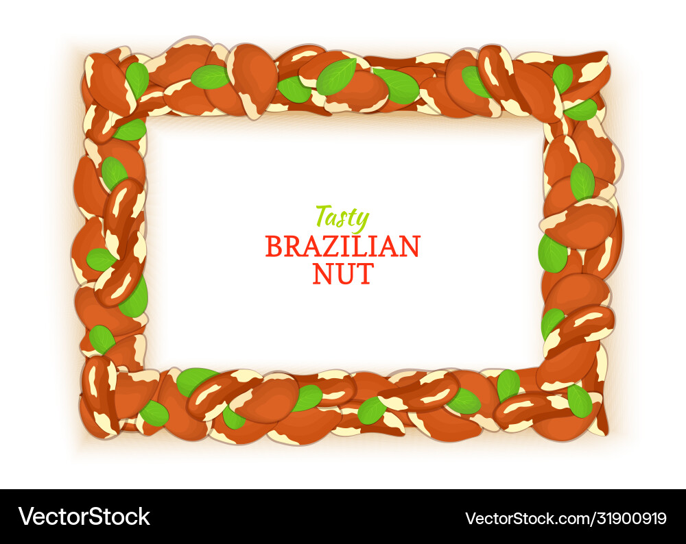 Horizontal rectangle frame composed delicious Horizontal rectangle frame composed delicious Vector Image