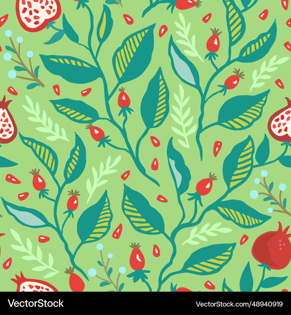 Seamless pattern with dynamic stylizes branches Seamless pattern with dynamic stylizes branches vector image