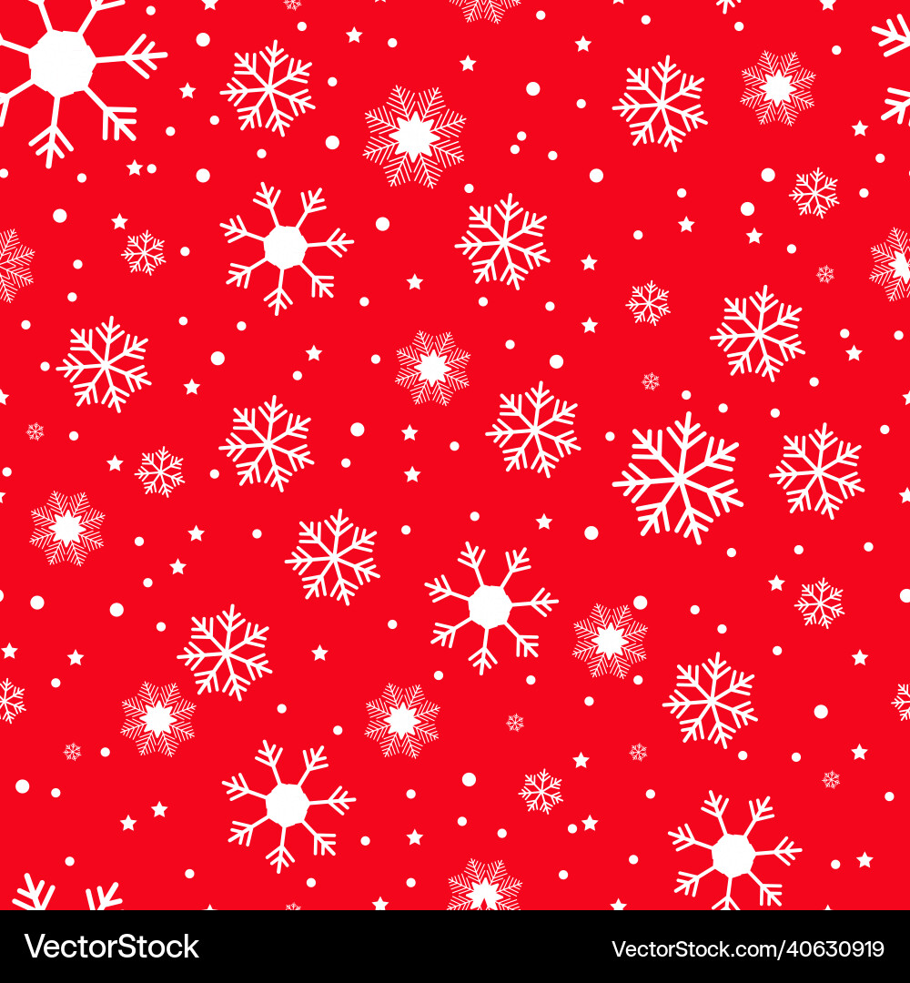 Snowflake simple seamless pattern abstract Snowflake simple seamless pattern abstract Vector Image