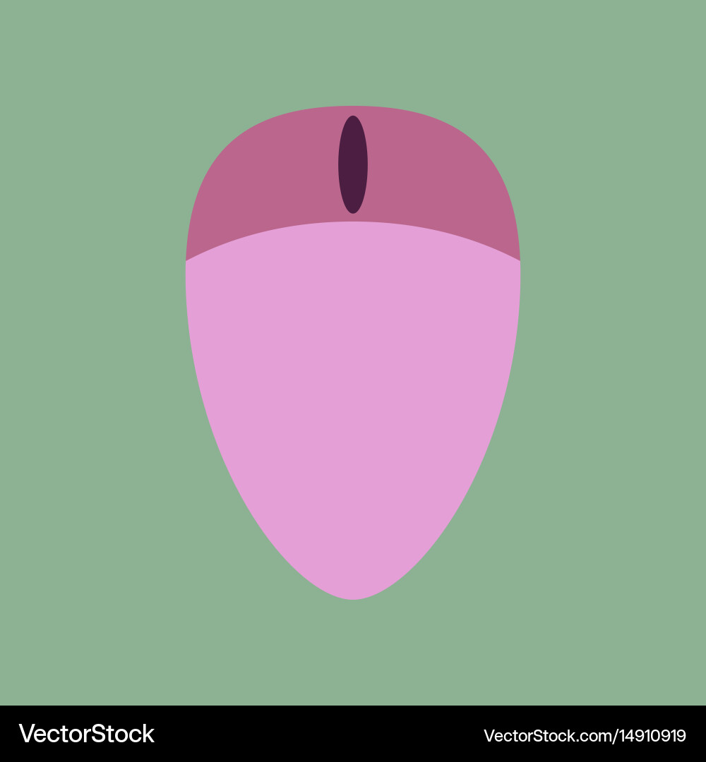 Technology gadget in flat design computer mouse vector image