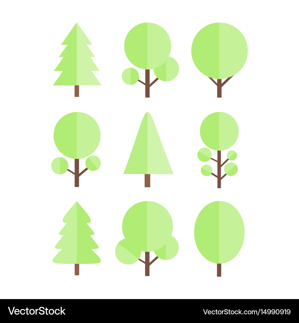 Trees image Vector Image
