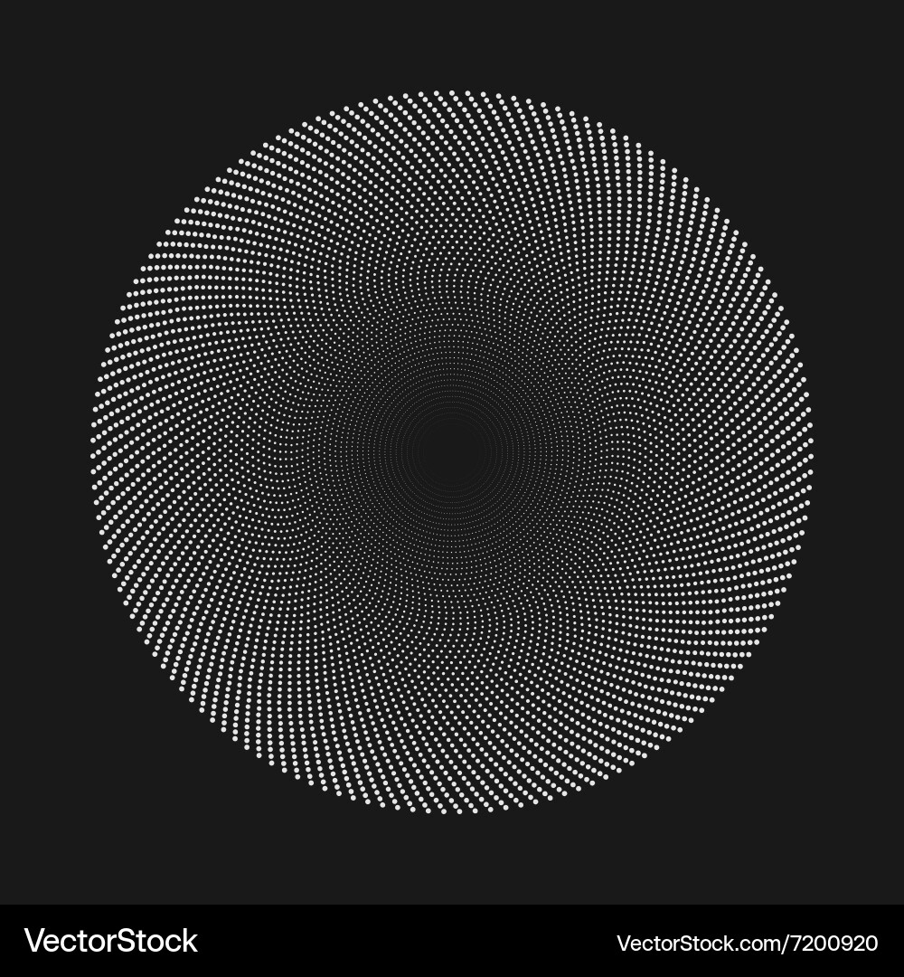 Abstract Dot Pattern vector image