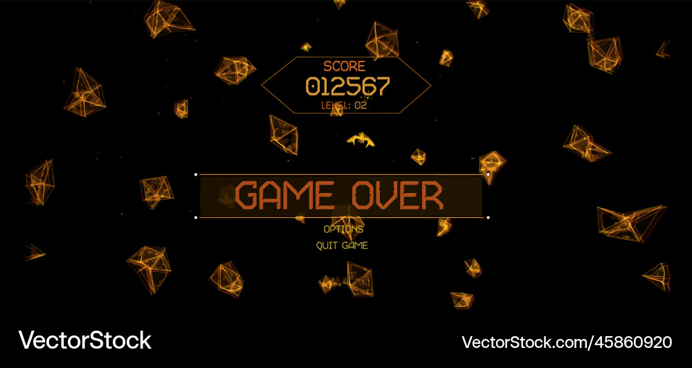 Complete set of level button game ui pop-up icon Vector Image