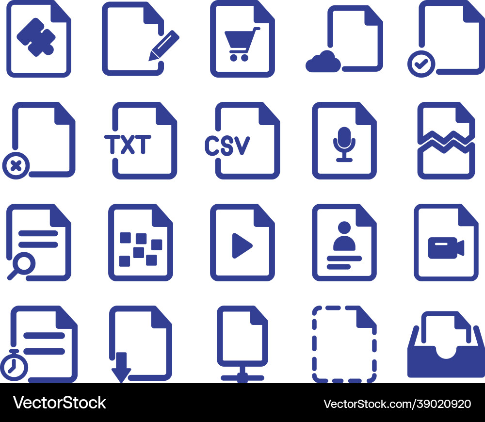 Files isolated icon which can easily modify vector image