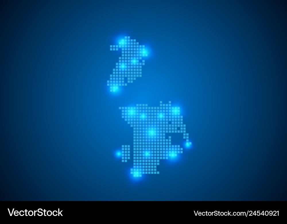 Abstract blue background with map internet line Abstract blue background with map internet line vector image