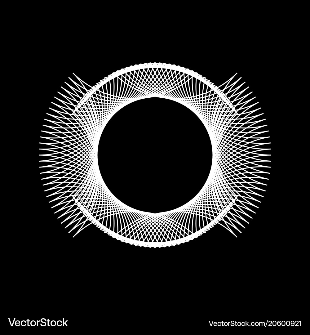 Abstract Fractal Shape Vector Image