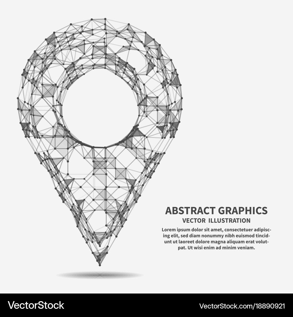 Network Connection Points vector image