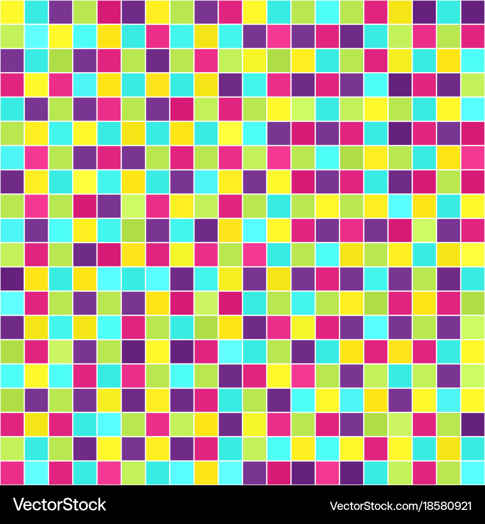 Square tile pattern seamless background vector image