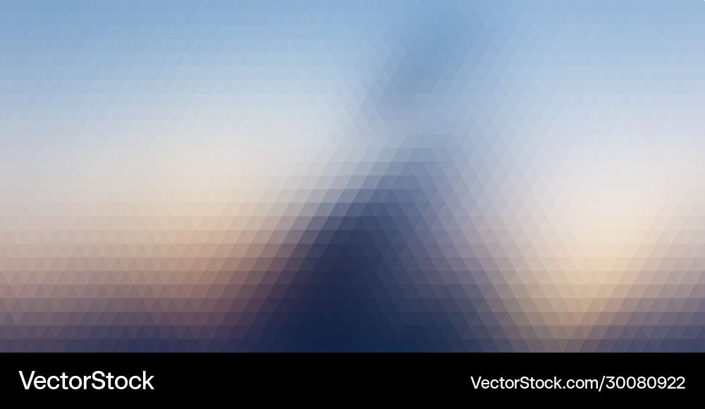 Abstract banner design with triangular pattern Vector Image