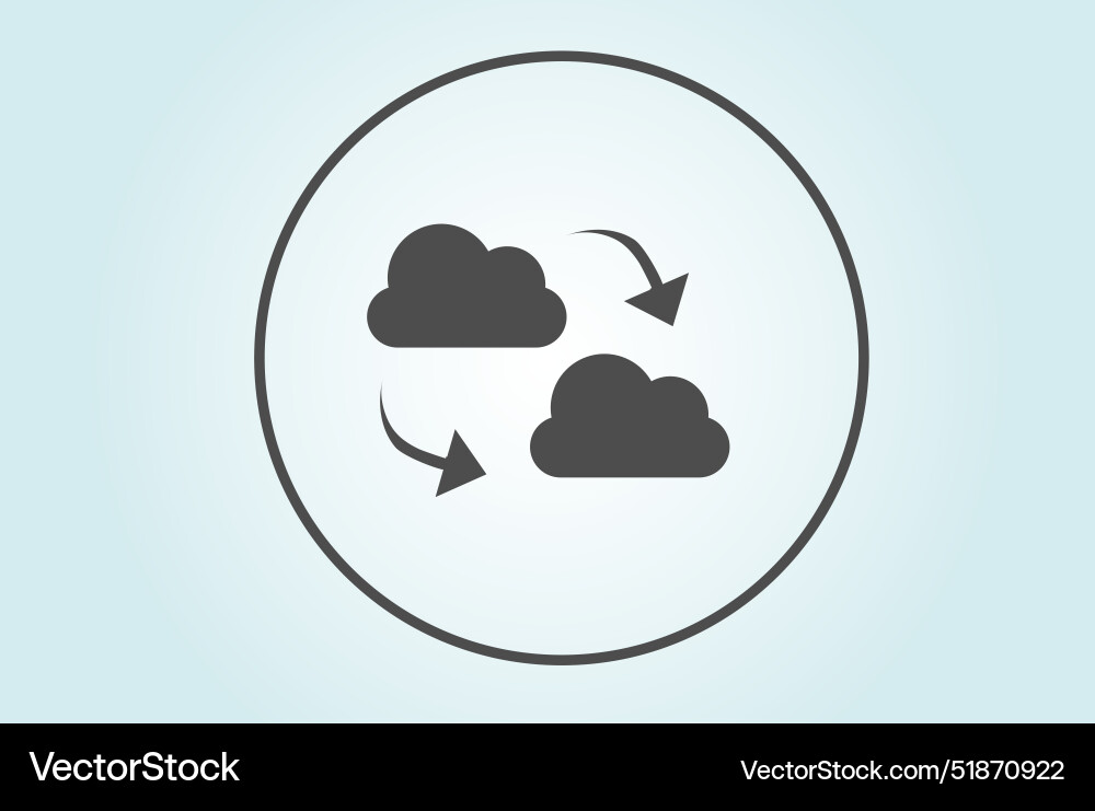Cloud-migration-and-deployment Royalty Free Vector Image