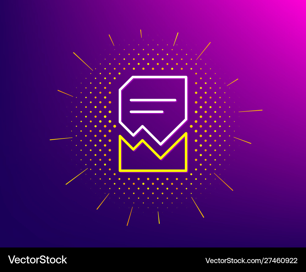 Corrupted document line icon bad file sign Corrupted document line icon bad file sign Vector Image
