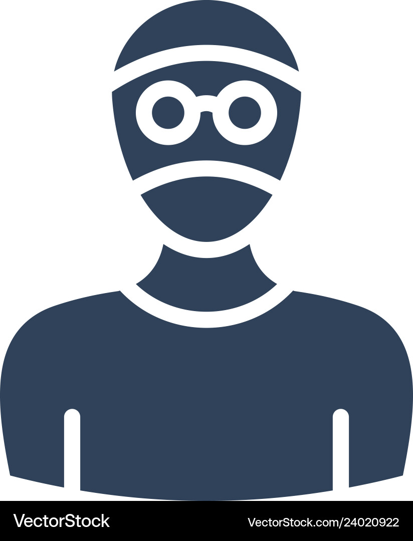 Hacker icon which can easily modify or edi Vector Image
