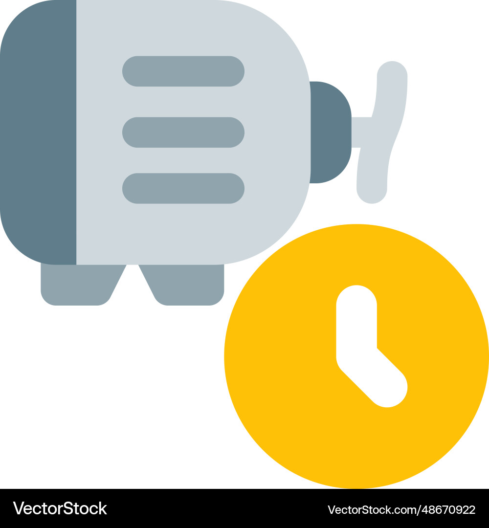 Machine powered faster through dynamo vector image