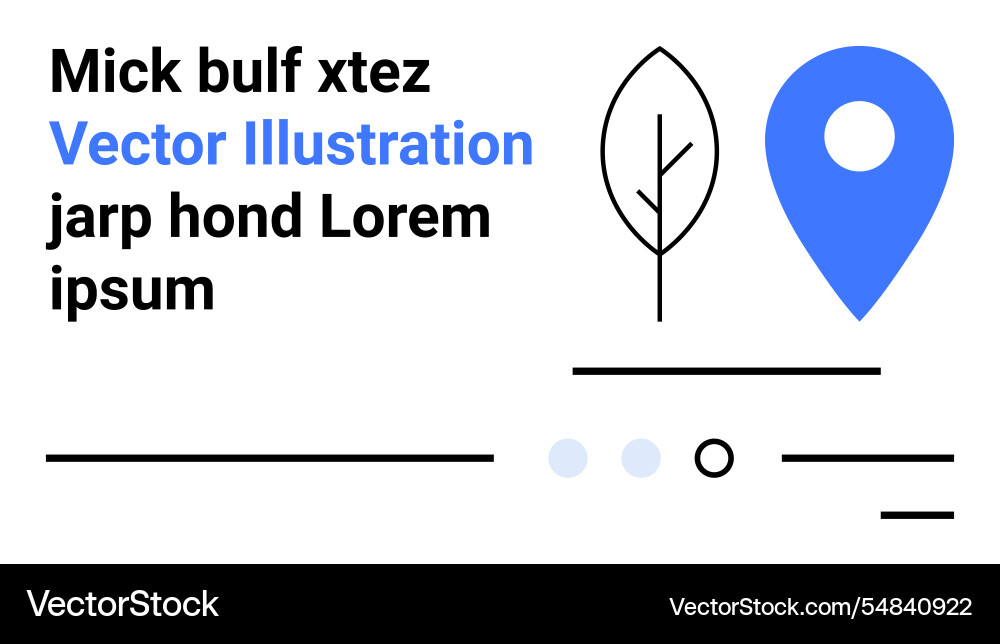 Modern design concept with geometric shapes text vector image