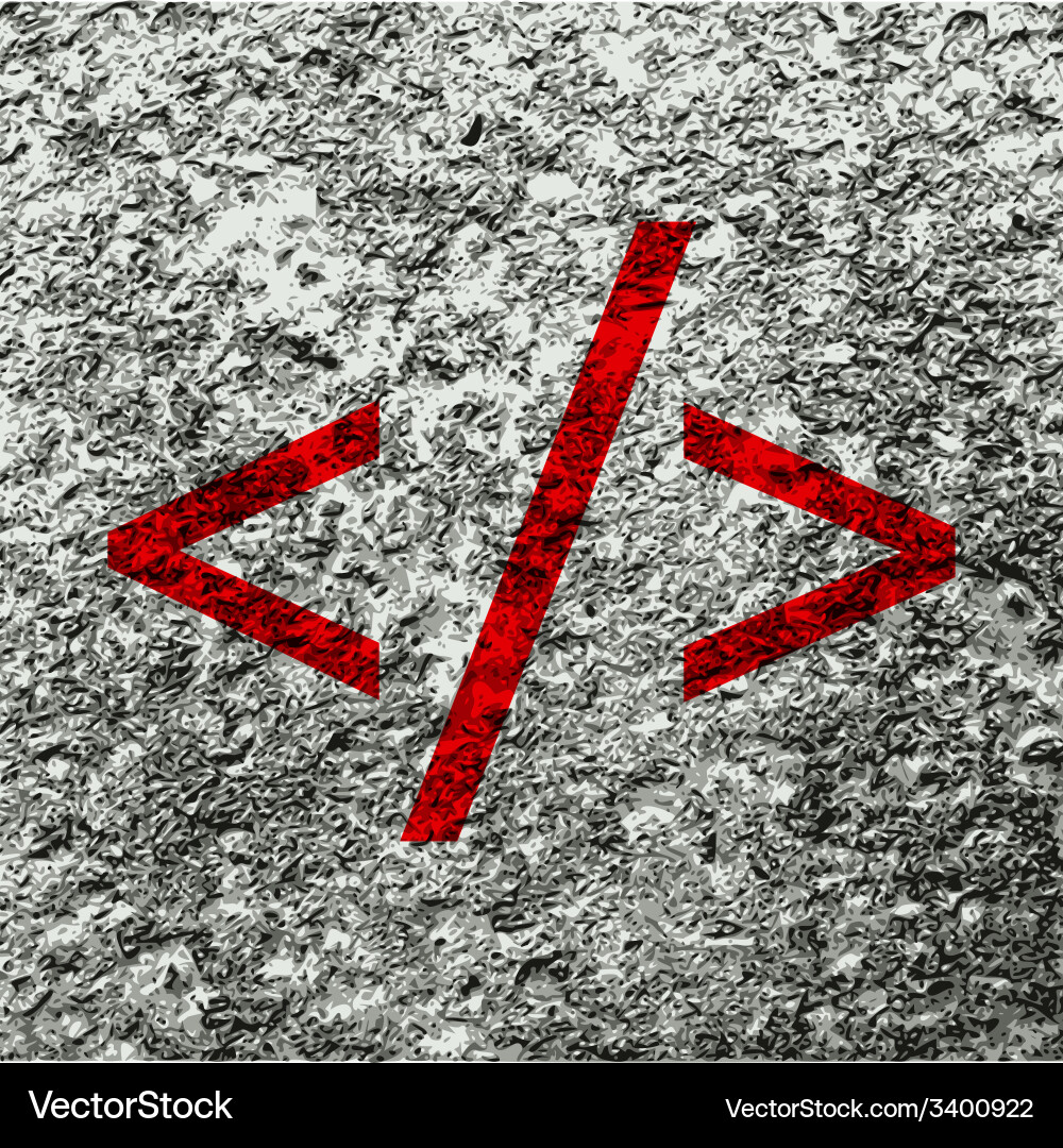 Programming code icon symbol flat modern web vector image