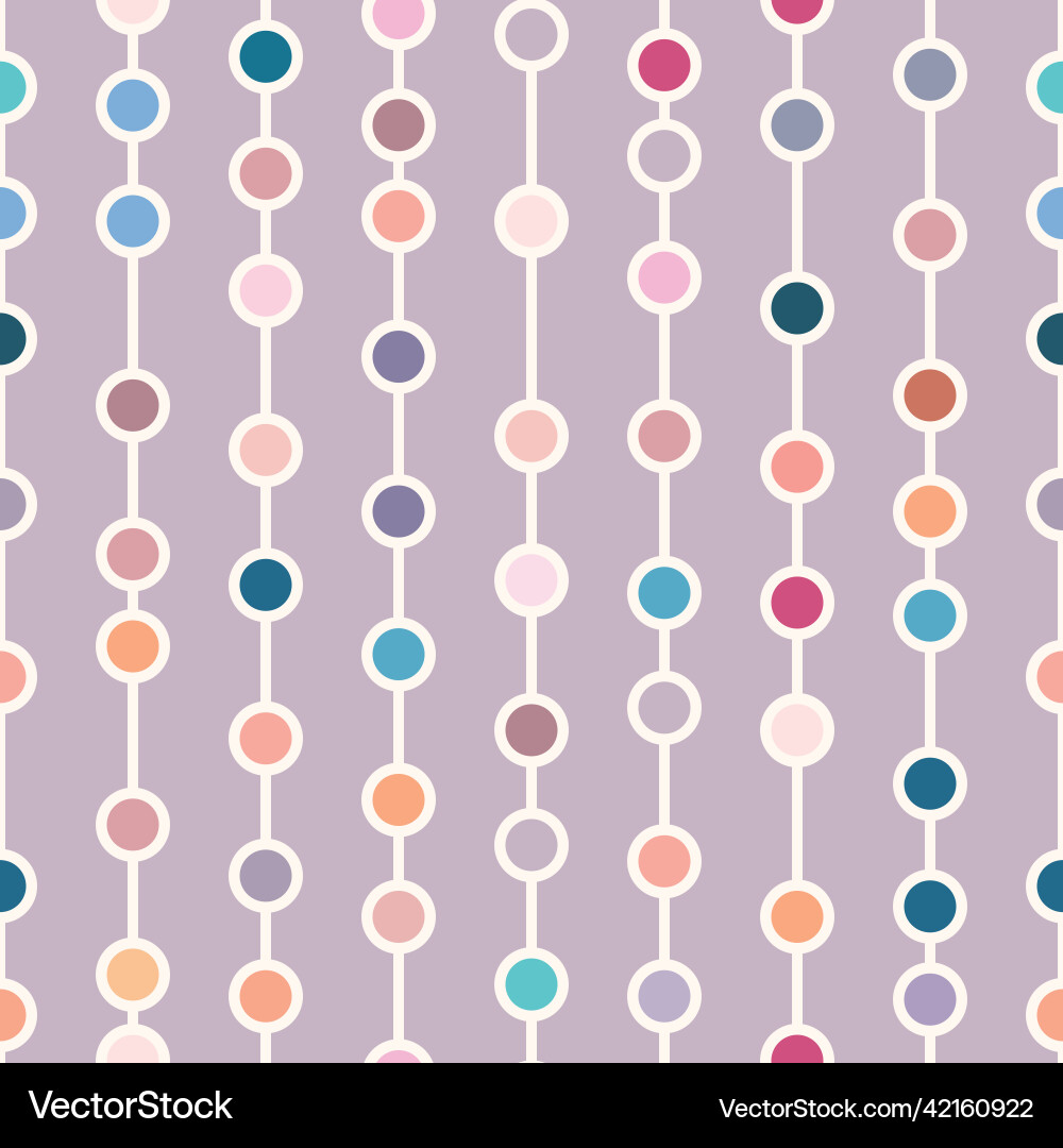 Purple base with colorful dots geometric pattern Purple base with colorful dots geometric pattern vector image