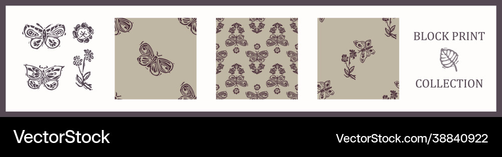 Seamless background carved butterfly bug set 3 Seamless background carved butterfly bug set 3 vector image